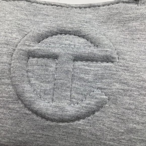 UGG X TELFAR FLEECE SMALL SHOPPING BAG IN HEATHER GREY - Picture 6 of 11